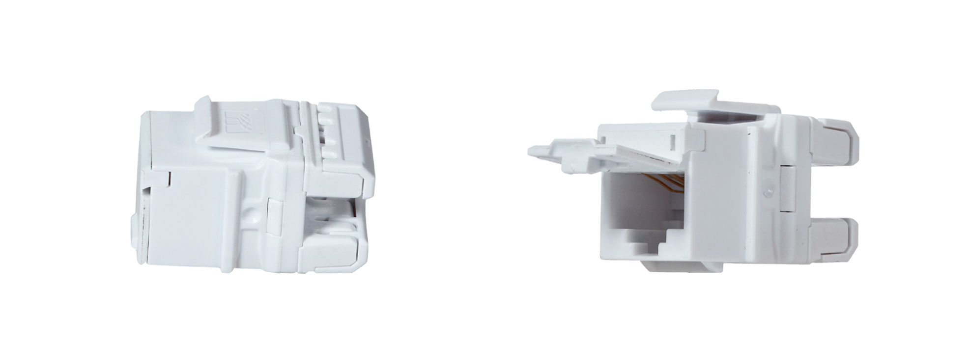 Cat 6 非屏蔽KeyStone 防尘模块（外置式）